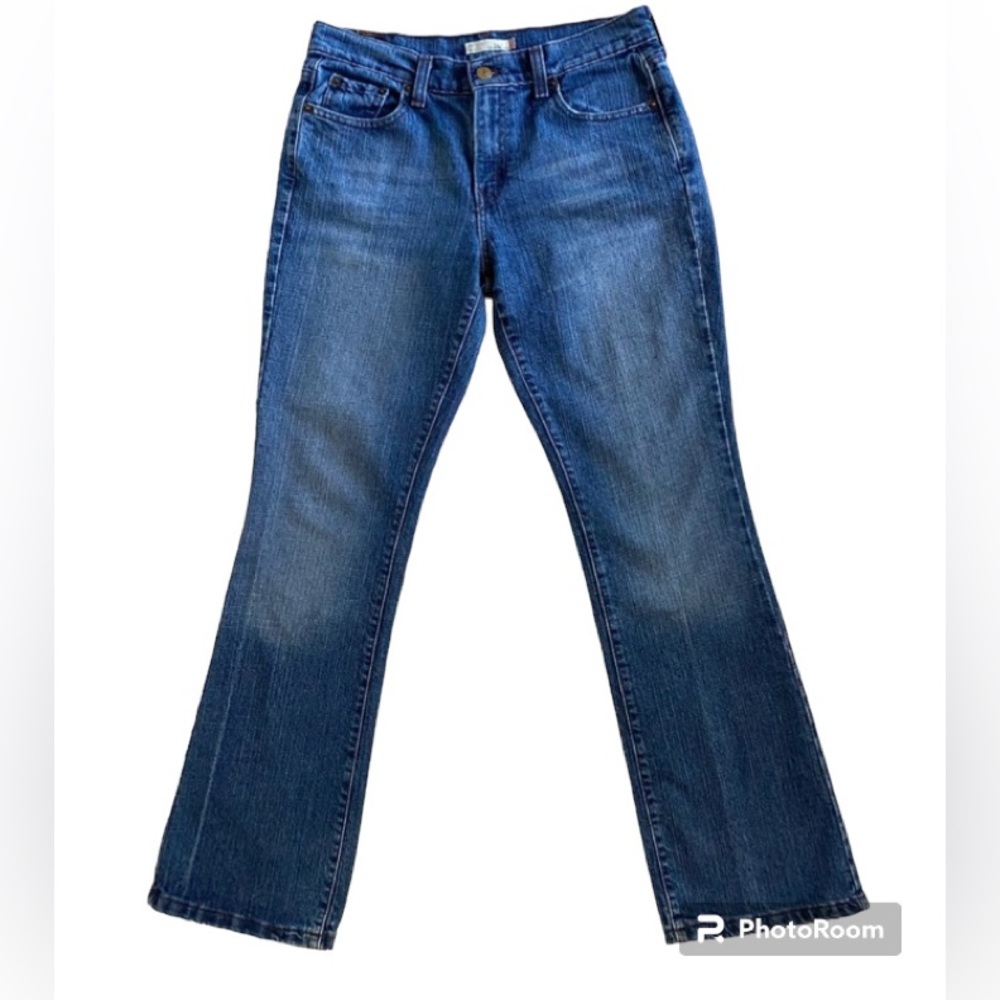 Levi’s 515 Boot Cut Blue Denim 5 Pocket Jeans Size 6 M Great Condition